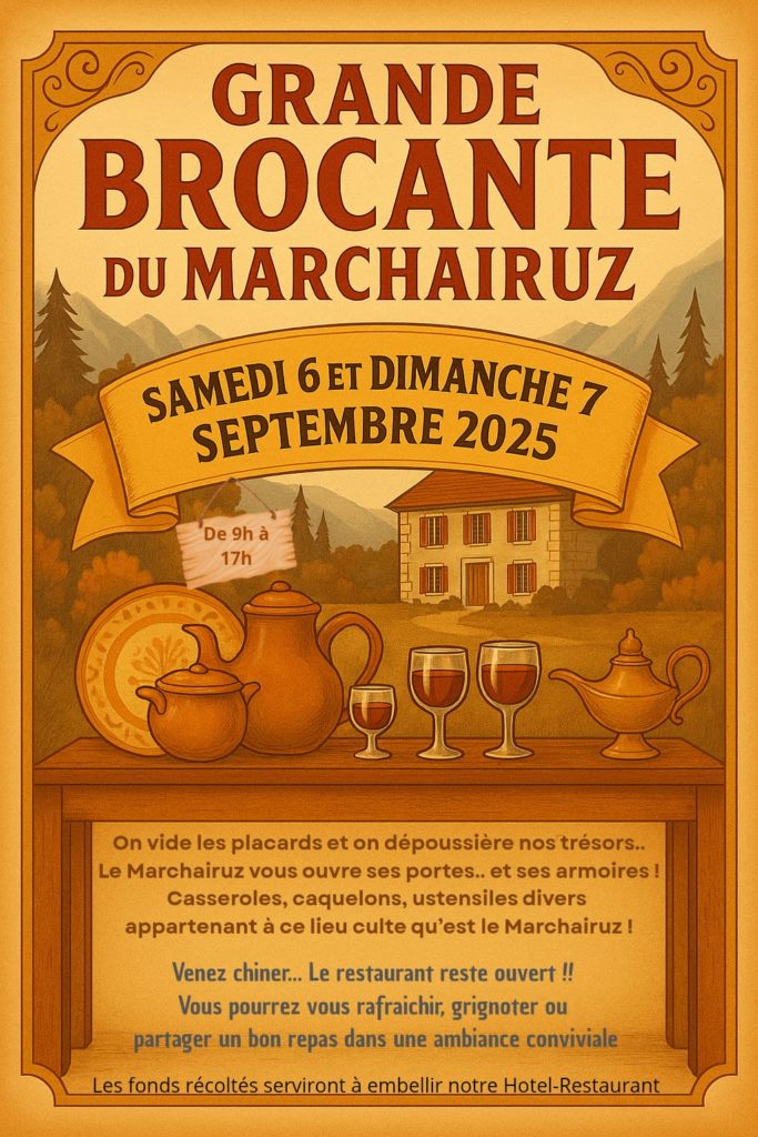 Grande Brocante du Marchairuz
